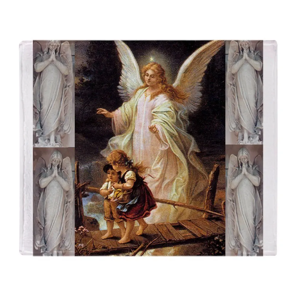 Guardian Angels Soft Fleece Throw Blanket Super Soft Printing Family