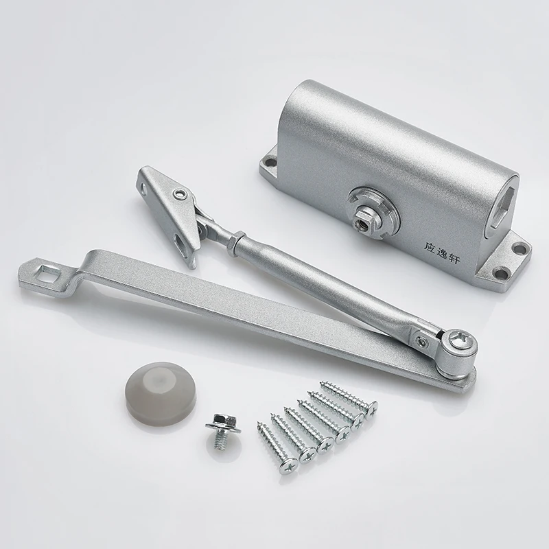 Automatic Hydraulic Arm Door Closer Stopper Mechanical Speed Control Up to 85KG