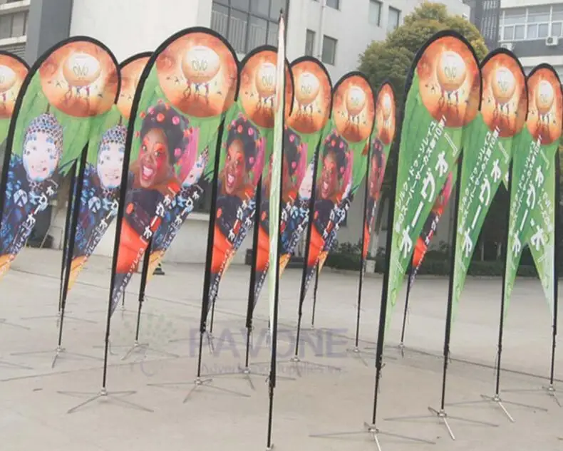 Наружные полиэфирные баннеры флаг реклама перо флаги с пользовательским логотипом