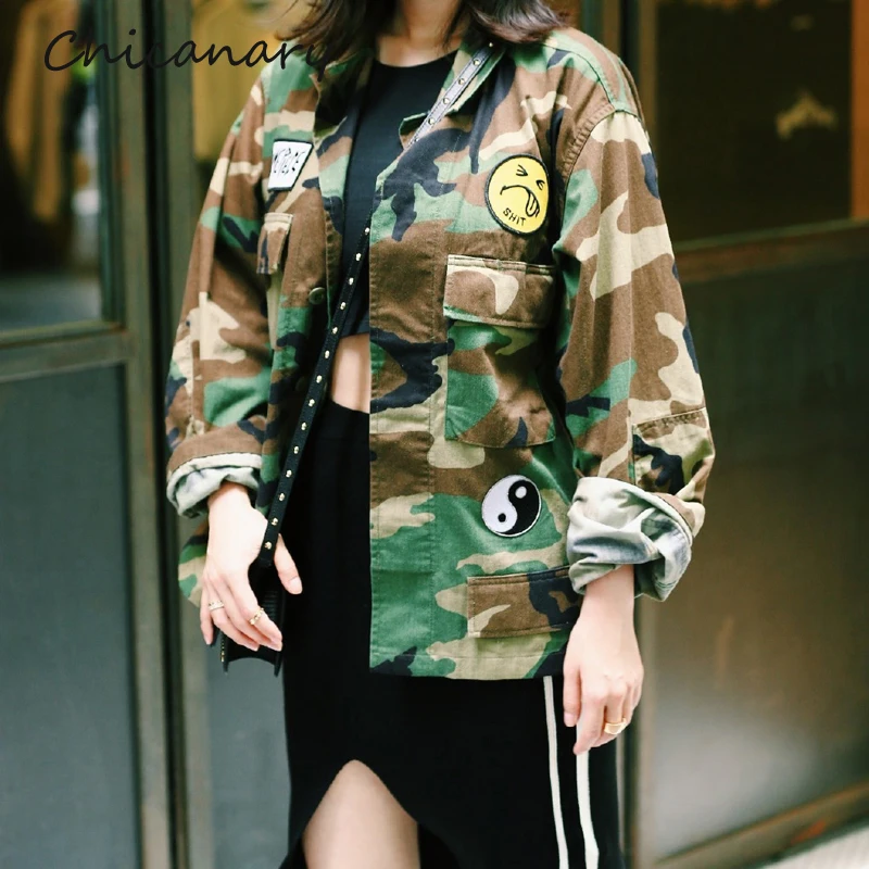 Popular Military Jacket Women Camouflage-Buy Cheap