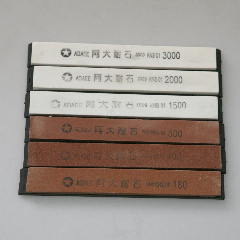 

Fixmee 6pcs/set Sharpening Stones Professional Sharpening System Kitchen Knife Sharpener High quality