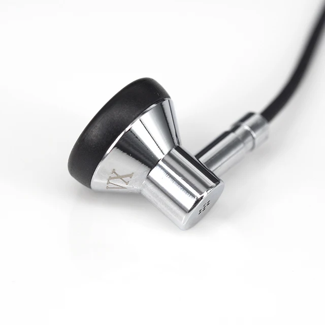 Moondrop VX Classic HIFI Earphone Brass cavity Flat Head earphones high resolution&warm and natural sound 2