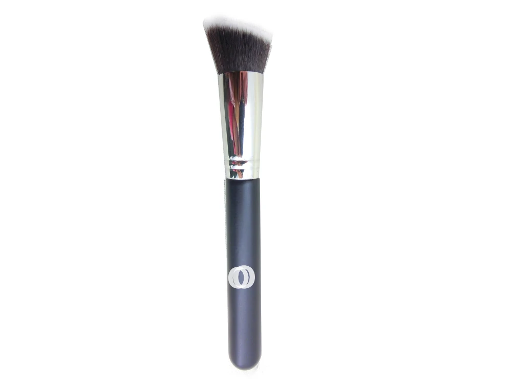 

L118 - Flat Angled Kabuki Black Flat Brushes Bevel Foundation Loose Paint Blush Powder Brush