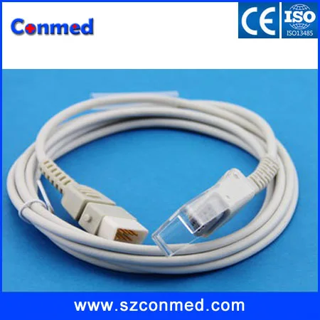 

Compatible New BCI reusable Spo2 sensor Extension Cable Spo2 adapter cable 7 Pin>DB9F with 1year warranty
