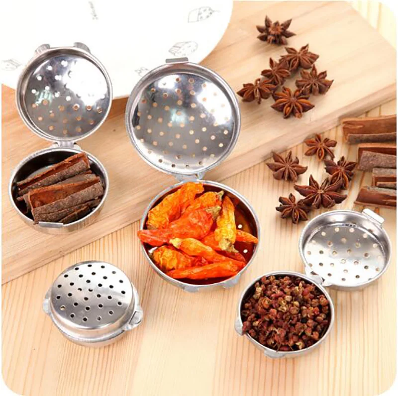 

Multifunctional Stainless Steel Cooking Meat Stew Seasoning Packet Seasoning Spices Ball Bubble Tea Filter Soup Taste Tools