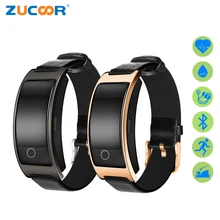 Zucoor Smart Браслет Pulse Мониторы CK11S электронная группа Шагомер трекер Приборы для измерения артериального давления Фитнес pulsometro Для мужчин часы