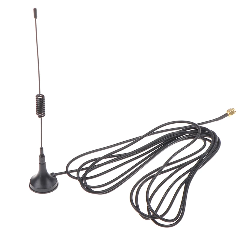 

1PC 800-2100MHZ/GSM/3G antenna small sucker 7dbi antenna aerial 20cm cable SMA male connector