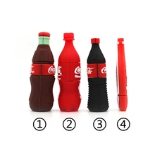 Usb Flash Drive 64G PenDrive Flash Disk Creative Cartoon Drink Bottle 32G 16GB 8GB 4GB U