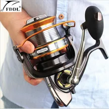 FDDL Brand 9000-1000 full metal spool Jigging trolling long shot casting for carp and salt water surf spinning fishing reel