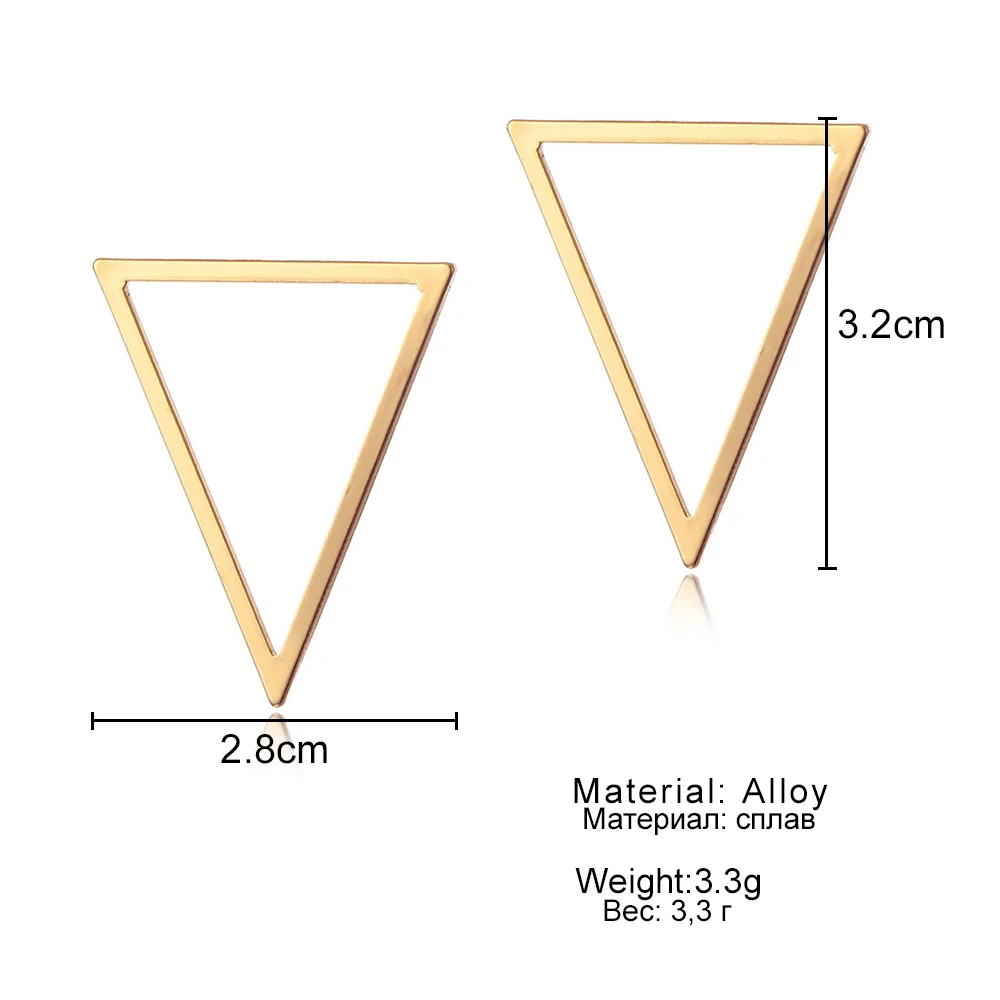 KISSWIFE трендовые и простые индивидуальные трендовые Треугольные вставки в серьги новые женские вечерние серьги Подарки
