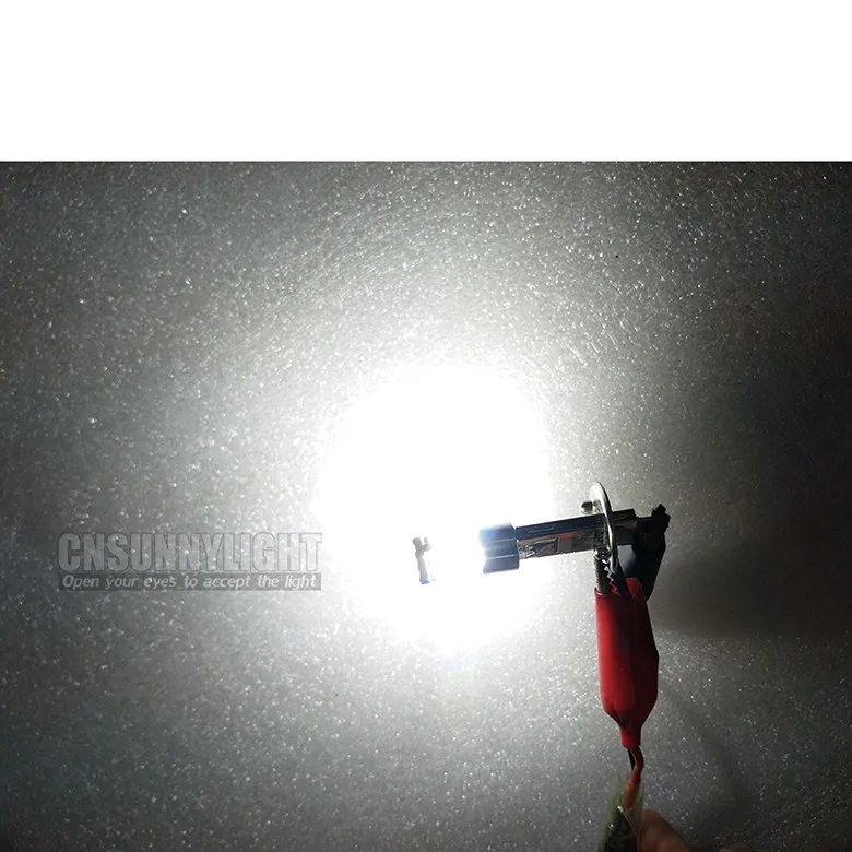 1pc New Style 6500K HID Xenon White 57-SMD-4014 H1 LED Replacement Bulbs For Car Fog Lights, Daytime Running Lights, DRL Lamps (9)