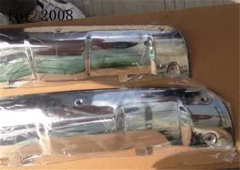 

car-covers High-quality Stainless Steel Auto parts Front+Rear bumper cover trim Anti-Slip for Peugeot 2008 2014-2016 Car styling