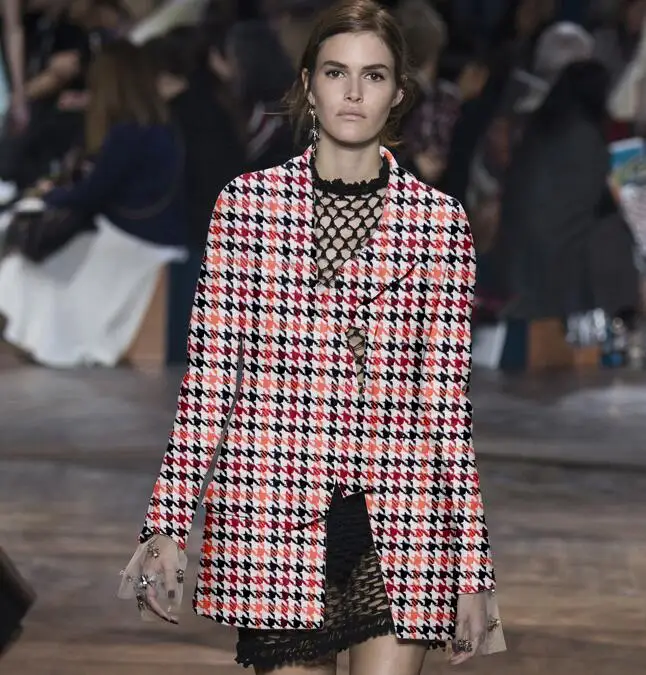 

Color woven woollen wool polyester fabric suit coat ,printing Textile hollandais african sequin Christmas cloak fabric A123