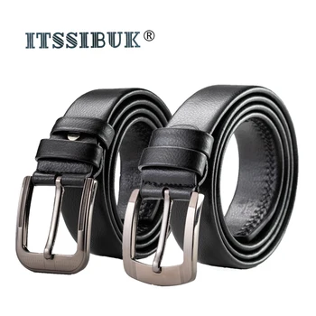 

ITSSIBUK 2019 new fashion simplicity men exclusive high-quality classic vintage pin buckle top brand designer