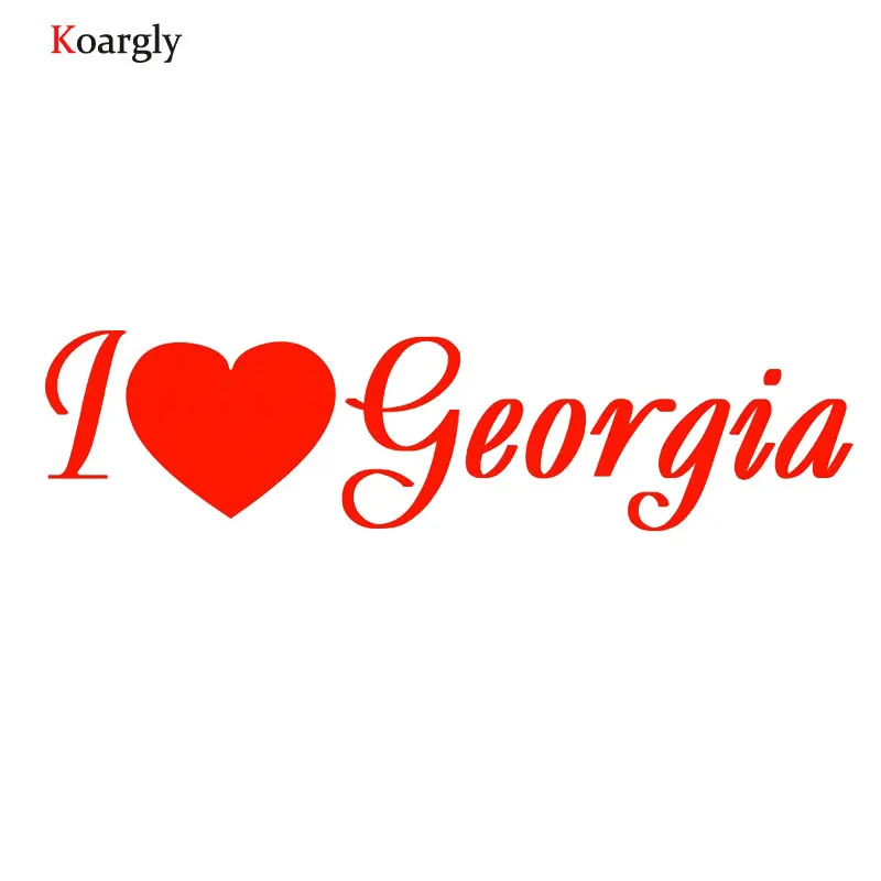 Koargly 6*24cm 12*48cm I Love reflective decal glasses vinyl