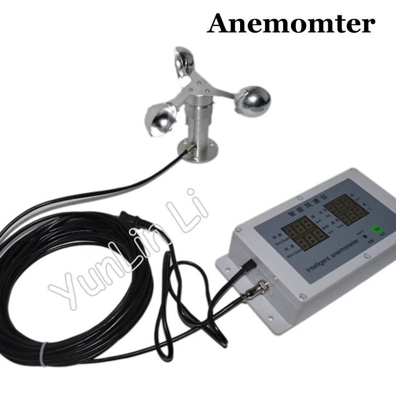 Gru A Torre Accessori Anemometro Sensore/Anemometro Velocità Del Vento Meter/Sensore Di Velocità Del Vento Digitale Trasmettitore Di Velocità Anemomet