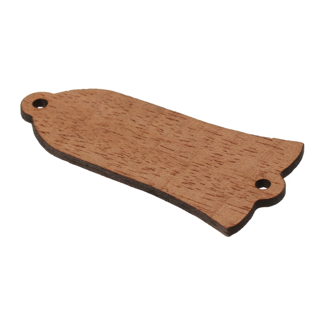 Electric Guitar Truss Rod Cover 2/3 Holes DIY Part Rosewood/Mahogany Bell Shape Accessories