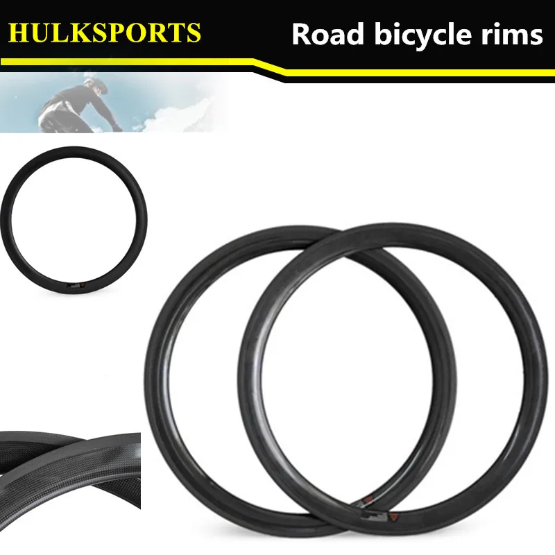 700c 50mm Carbon Road Bike Wheel Rims Clincher Bicycle Rims Hkwr50c