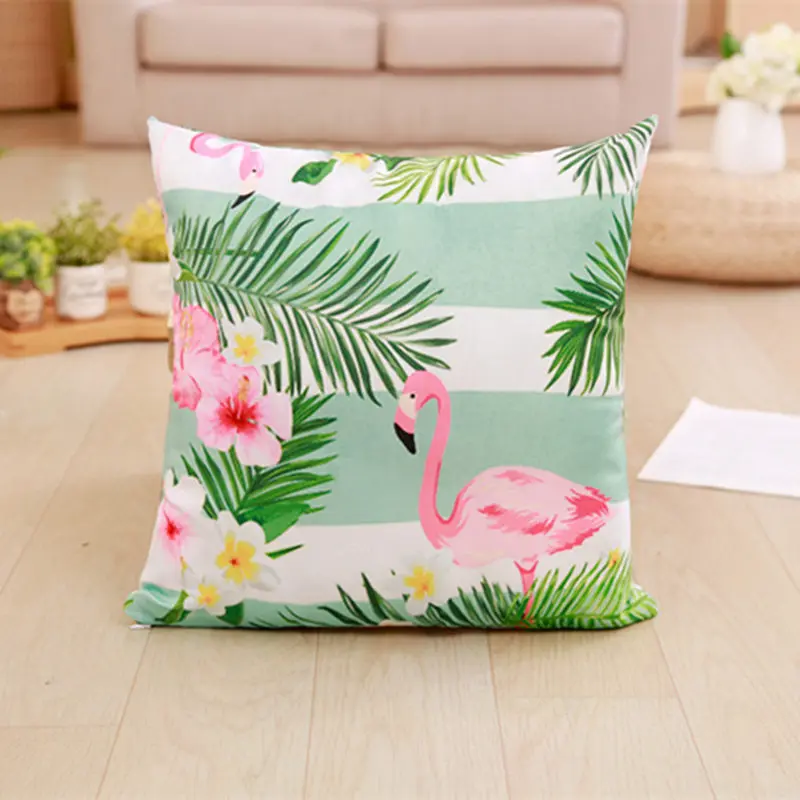1 шт. 45 см* 45 см Лидер продаж Фламинго плюшевая подушка красивые, из плюша подушка для дома украшения подарки на день рождения для девочек; подарки