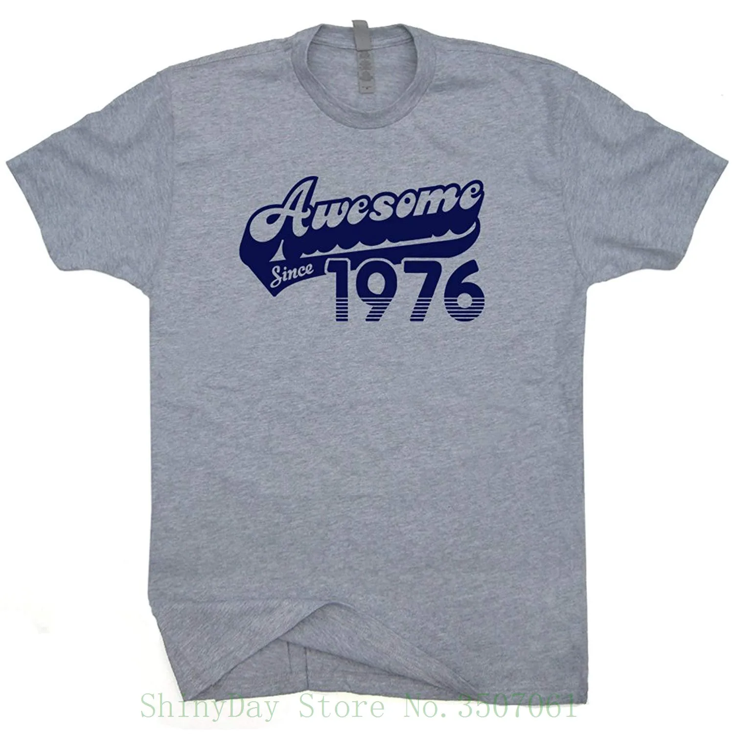 Офигенно с 1976 года т рубашка 42nd на день рождения Футболка веселые дни рождения Винтаж сделано в родился подарок Shirtmandude О-образным вырезом
