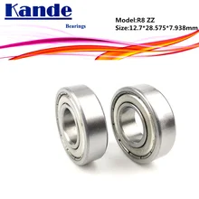 Kande Lager Kinderwagen rad lager R8 4 stücke ABEC-1 R8ZZ 4 stücke ABEC-5 R8 ZZ Zoll Lager 12.7*28.575 * 7,938mm