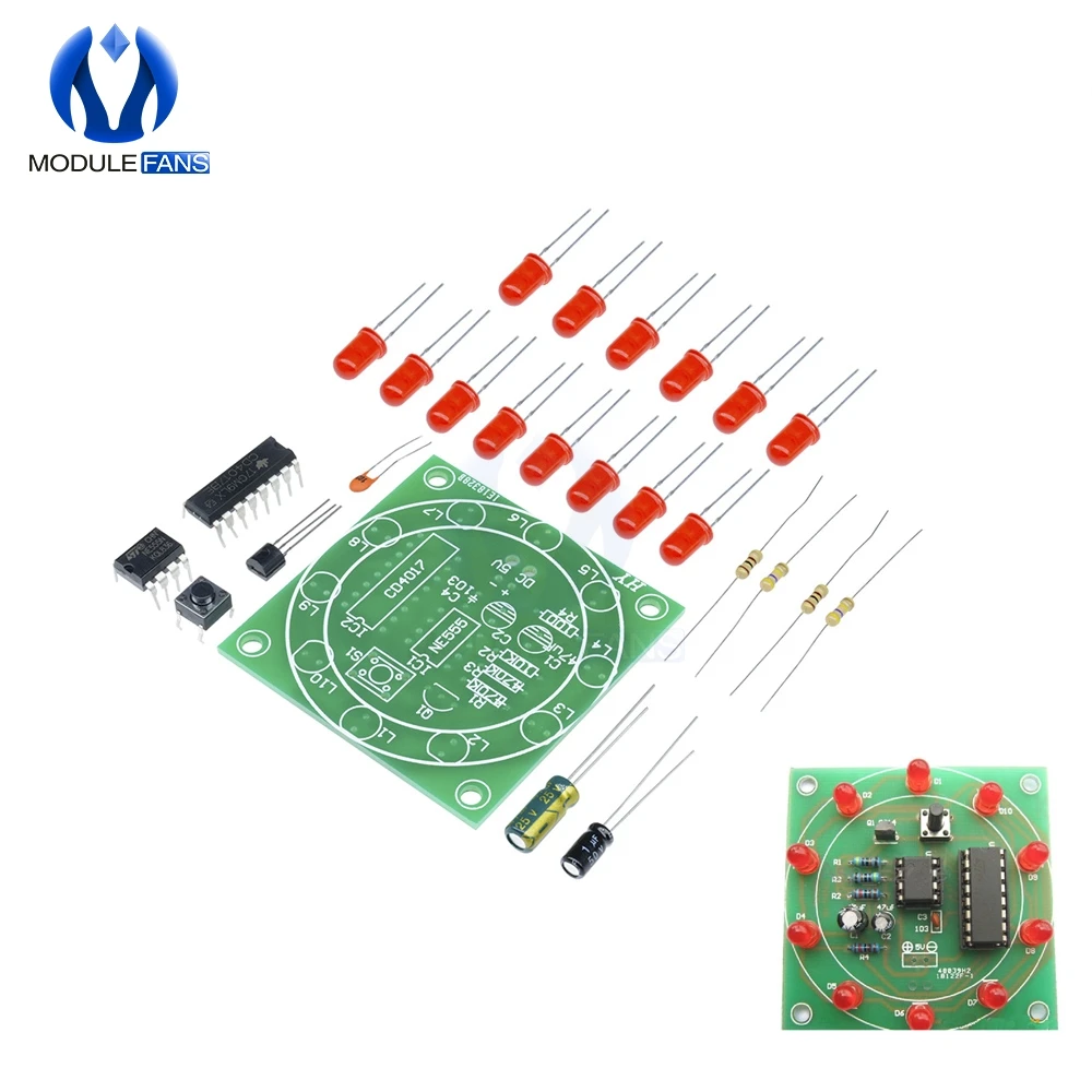 New LED DIY Kits Interest Electronic Production Funny DIY Creative Birthday Gift