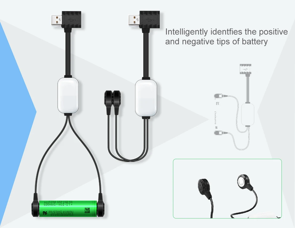 Портативное магнитное внешнее USB зарядное устройство ADEASKA A10 для литиевой батареи, литий-ионные аккумуляторы, power bank vs nitecore LC10