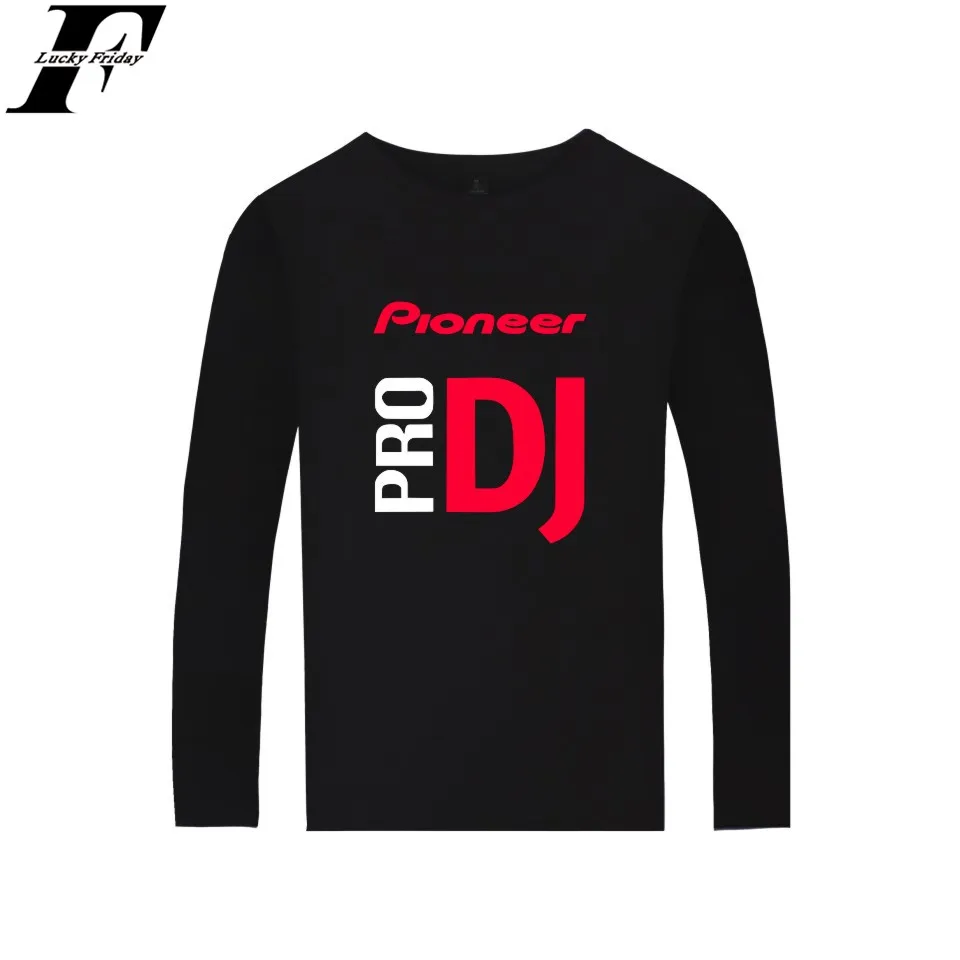 

LUCKYFRIDAYF Pioneer Pro Dj T-shirts Print Hip Hop Sport Women men T Shirt Casual Tee Shirt Long Sleeve T-shirt Sweatshirts Tops