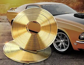 

8m car accessories chrome protection wheel Rim light frame decoration For Lexus ES250 CT DS LX LS Infiniti Q50 QX50 QX60 Q70 Q60