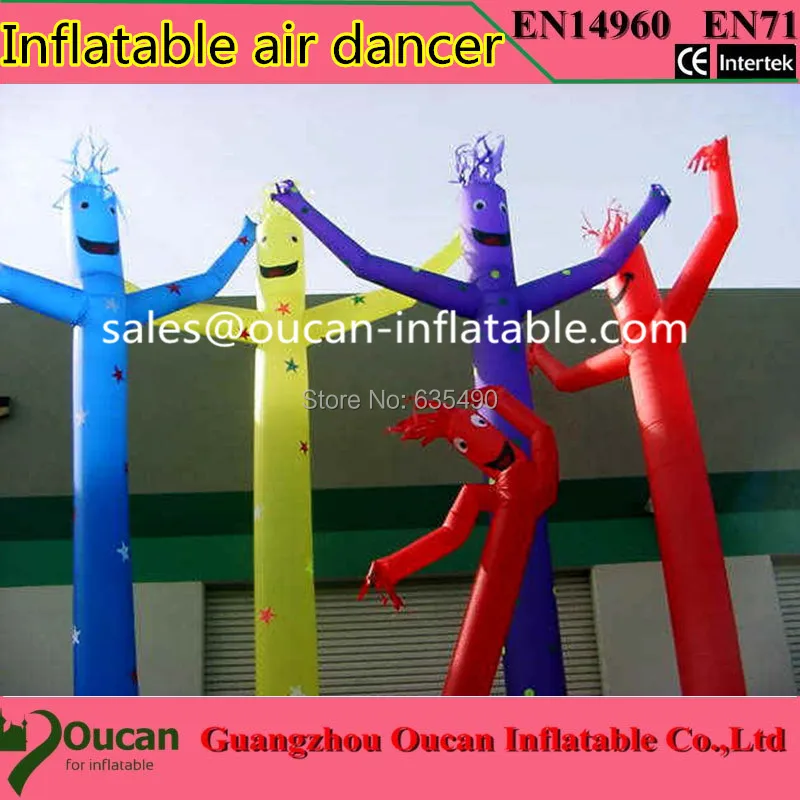 

free shipping 6m height inflatable ari dancer, inflatable advertising man, sky dancer for advertising