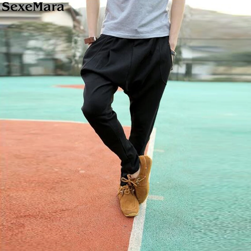 2017 Men Harem Pants Baggy Hip Hop 