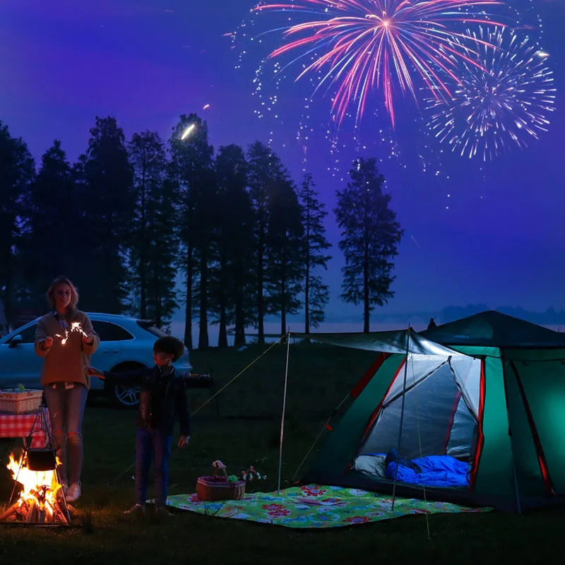 Профессиональные палатки для кемпинга, гидравлические, автоматические, ветрозащитные, водонепроницаемые, двухслойные, быстро открываются, походные палатки для путешествий, 3-4 человека
