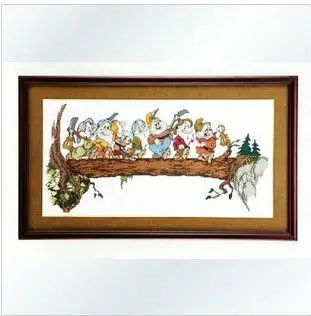 

Embroidery Package High Quality The Seven Dwarves Cross Stitch Kits