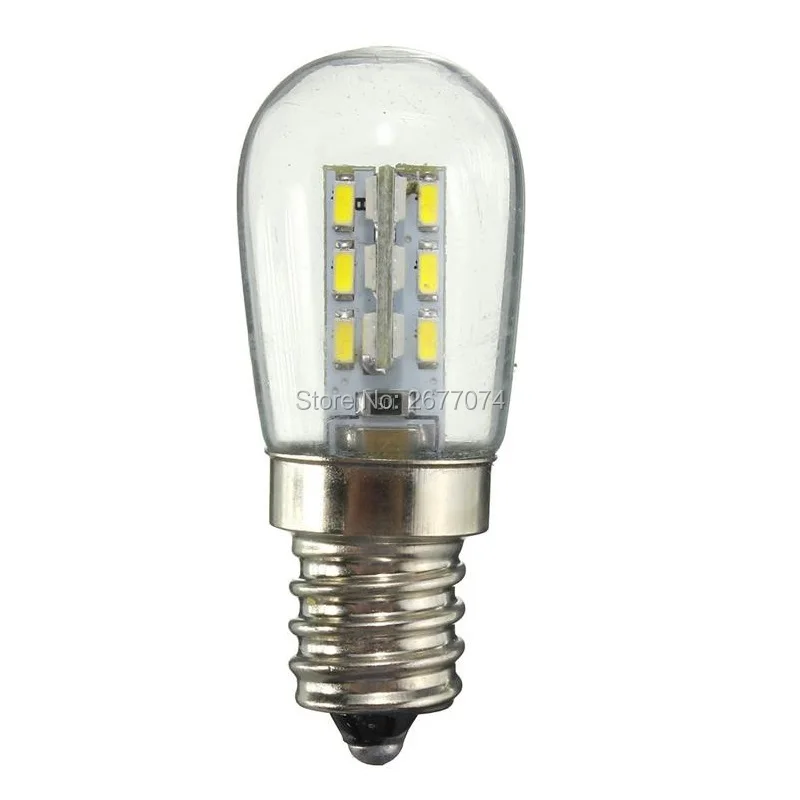 

3.5W AC110 220 Warm White Cool White E12 24LED 3014SMD Refrigerator light LED Lights 1pcs JTFL257-ly
