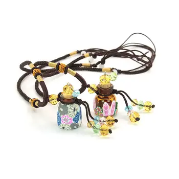 

Circle Essential Oil Perfume Secret Bottle Necklaces&Pendants Aroma Perfume Diffuser Pendant Women Jewelry