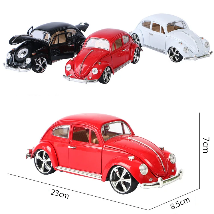 1:18 Volkswagen Beetle Литой Сплав коллекция моделей автомобилей игрушечные машинки подарок на день рождения