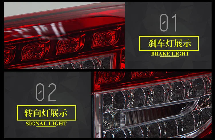 AKD автомобильный Стайлинг для Toyota Corolla задние фонари 2011-2013 Altis светодиодный задний фонарь светодиодный DRL сигнал тормоза заднего хода авто аксессуары