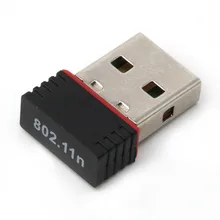 1 UNID Inalámbrica 150 M Mini USB WiFi 802.11b/g/n LAN Adaptador de Red Tarjeta Señal Reciver