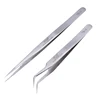 High Precision Tweezers Pinzette Forceps Stainless Steel Curved Straight VETUS Tweezer TS-11 TS-15 ► Photo 1/6