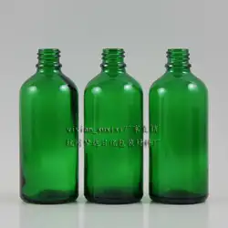 30 шт. 100 мл зеленого стекла бутылка эфирного масла без колпачка, может совпадать с распылителем или крышка с капельницей, стеклянный