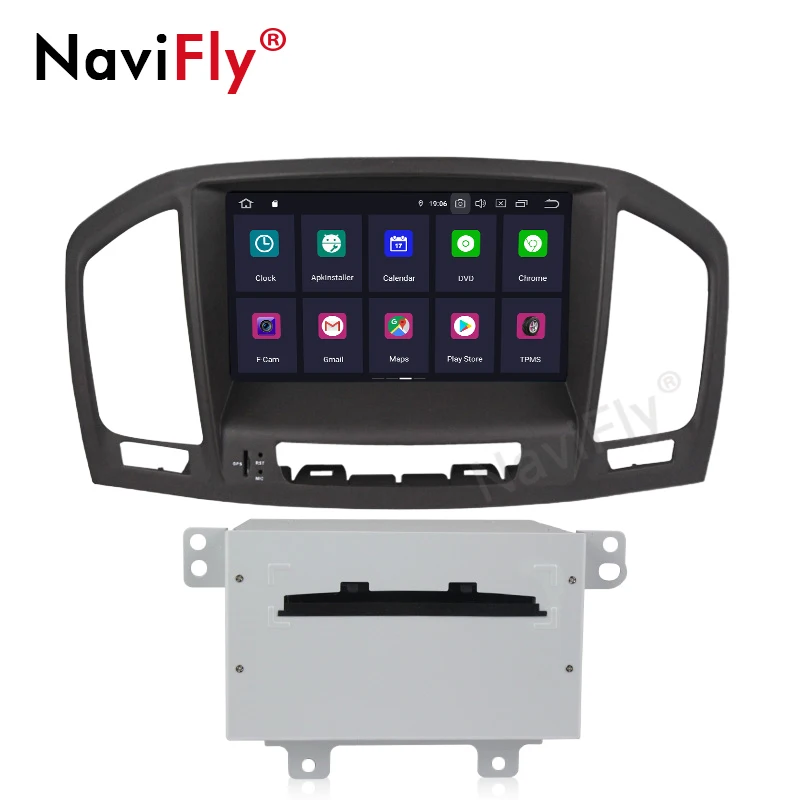 Discount NaviFly PX30 IPS+DSP Android 9.0 Car DVD player audio For Opel Vauxhall Insignia CD300 CD400 2009 2010 2011 2012 Auto Radio GPS 4
