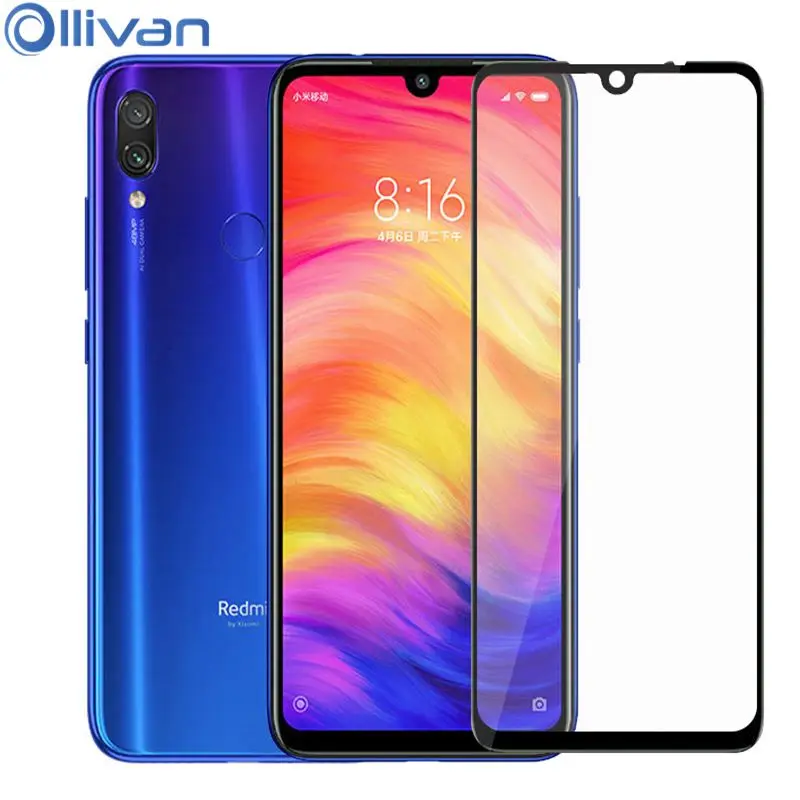 Ollivan 9H Tempered Glass For Xiaomi Redmi Note 7 Screen Protector Glass Film For Xiaomi Redmi Note 7 Pro Protective Film Glass
