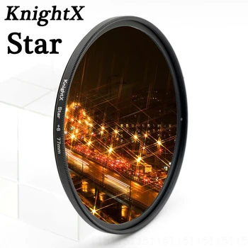 KnightX-스타 필터 포인트 라인 58mm, 캐논 18-55mm EOS Rebel T4i T3i T2i 렌즈 DSLR d3200 d5200 d5300 d3300