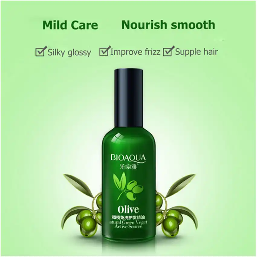 Bioaqua Brand Olives Hair Essential Oils Scalp Treatment Hair