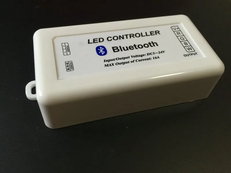 PWM-Bluetooth-RGBW-LED-Controller-for-LED-Strip-Light-Lamp-DC5-24V-16A-Max-Android-IOS (1)