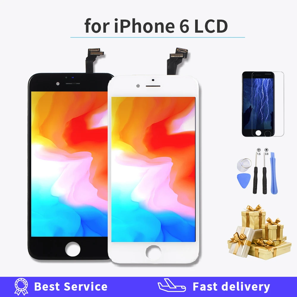 Oem Screen For Iphone 6 A1549 A1586 A1589 Lcd Screen Replacement Display Touch Screen Digitizer Assembly For Apple Iphone 6g Lcd Mobile Phone Lcd Screens Aliexpress