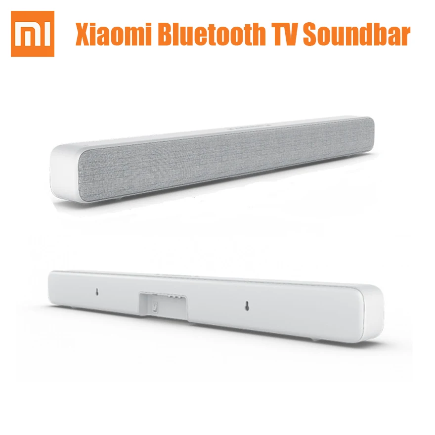 Xiaomi беспроводной Bluetooth ТВ Саундбар динамик настенное сиденье Крепление оптический SPDIF AUX воспроизведение стильная ткань звуковая панель для дома