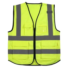 Жилет с высокой видимостью, светоотражающий жилет, ночная работа, безопасность движения, Велоспорт, оборудование для безопасности, Рабочая одежда