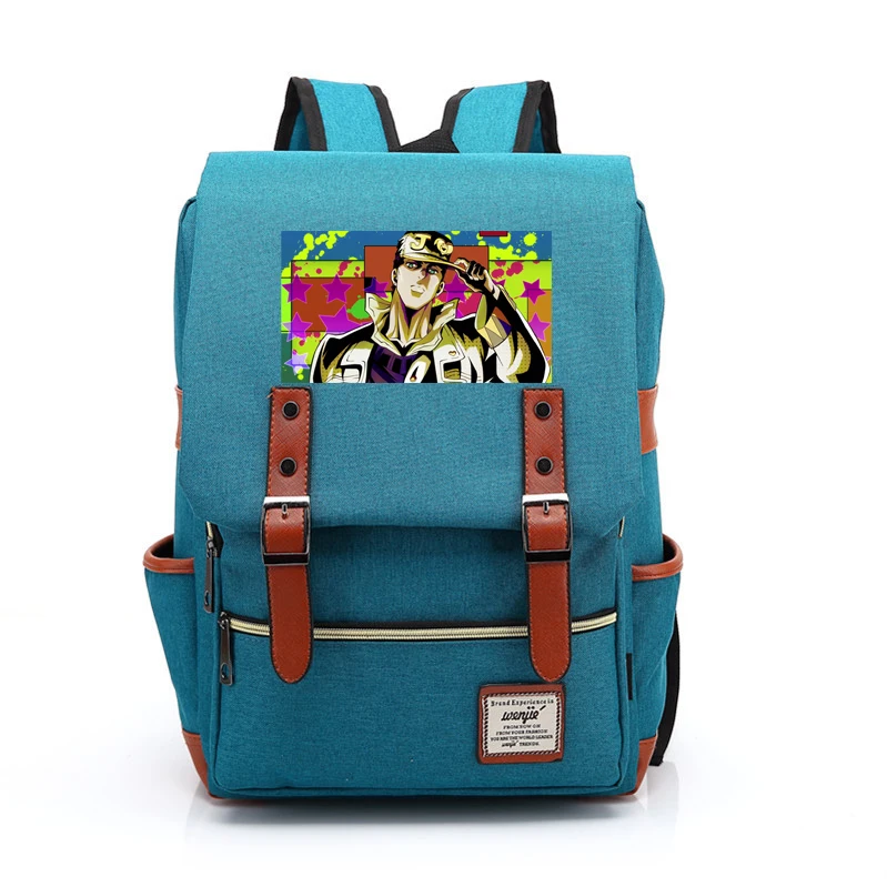 Горячая JoJo Необычные приключения рюкзак для мужчин подростков студентов школьный женский рюкзак для девочек и мальчиков дорожная сумка через плечо