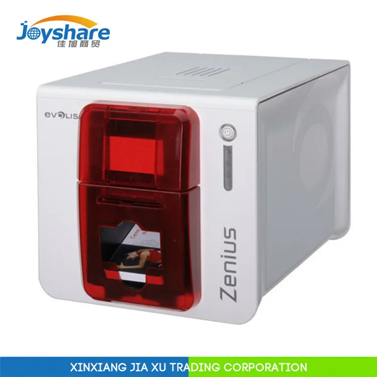 

Evolis Zenius single sided no-used plastic card printer id pvc card printer